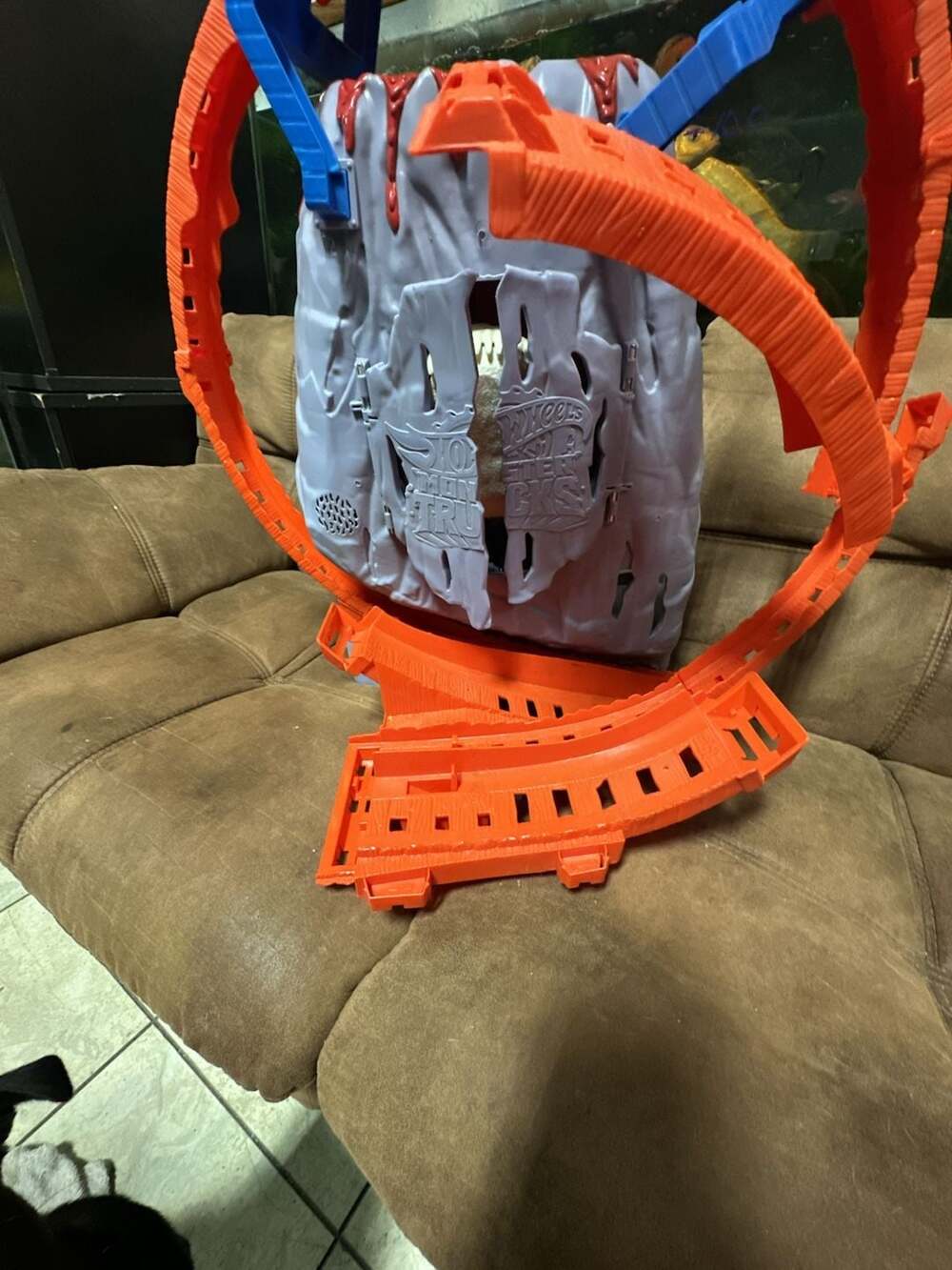 Hot Wheels Monster Trucks T-Rex Volcano Arena Playset